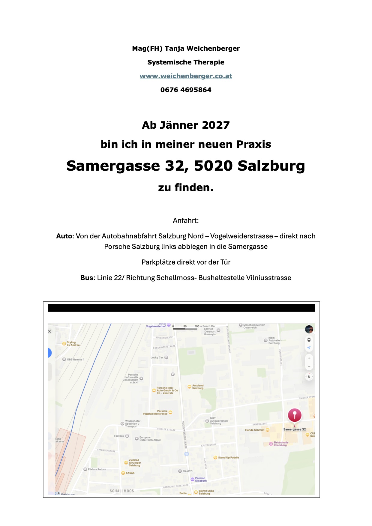 Neue Praxis ab 1.1.27